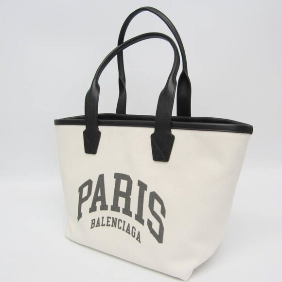 BALENCIAGA Black Leather Tote Bag - Picture 7 of 10